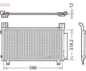 Радиатор кондиционера Denso dcn50134