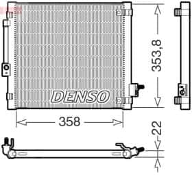 Радіатор кондиціонера Denso dcn99081