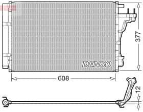 Радіатор кондиціонера Denso dcn43004