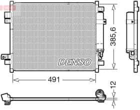 Радіатор кондиціонера Denso dcn46034