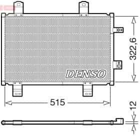Радіатор кондиціонера Denso dcn44018