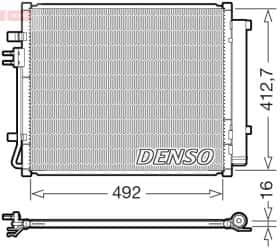 Радіатор кондиціонера Denso dcn43015