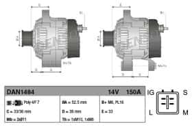 Генератор Denso dan1484