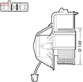 Вентилятор салона Denso dea05007