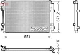 Радиатор кондиционера Denso dcn41022