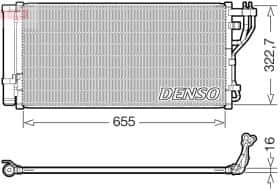 Радіатор кондиціонера Denso dcn43011