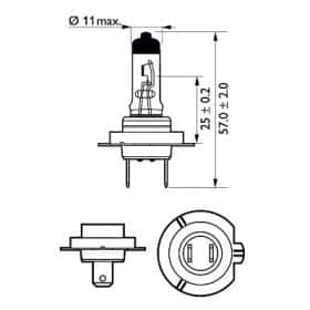 Лампа дальнього світла Philips 12972rgtbw