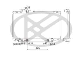 Радиатор охлаждения двигателя