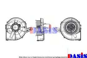 Вентилятор салону Aks Dasis 740308N