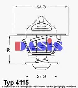 Термостат Aks Dasis 750507N