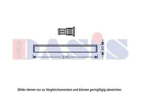 Осушитель кондиционера Aks Dasis 800618N
