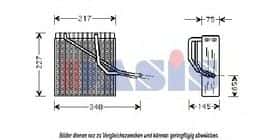 Испаритель кондиционера Aks Dasis 820247N
