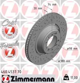 Гальмівний диск Zimmermann 460453770