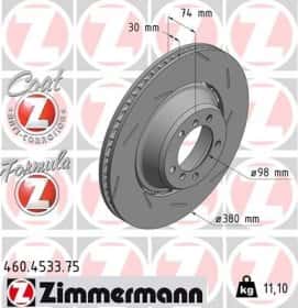 Гальмівний диск Zimmermann 460453375