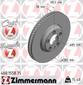 Гальмівний диск Zimmermann 460155875