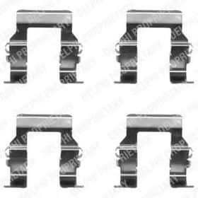 Комплектующие дисковых тормозных колодок