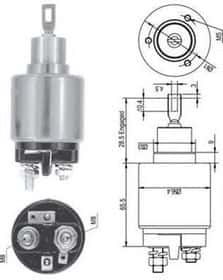 Тягове реле стартера Magneti Marelli 940113050127