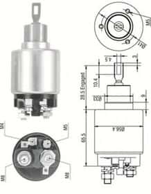 Тягове реле стартера Magneti Marelli 940113050323