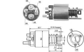 Тягове реле стартера Magneti Marelli 940113050423