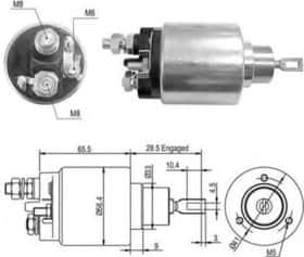 Тягове реле стартера Magneti Marelli 940113050429