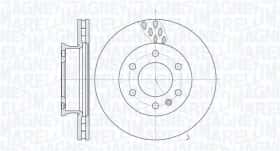 Гальмівний диск Magneti Marelli 361302040280