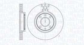 Тормозной диск Magneti Marelli 361302040238