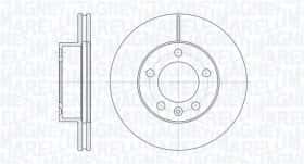 Гальмівний диск Magneti Marelli 361302040622