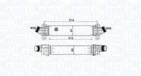 Интеркулер Magneti Marelli 351319204970