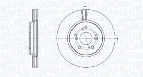 Тормозной диск Magneti Marelli 361302040584