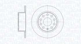 Тормозной диск Magneti Marelli 361302040656