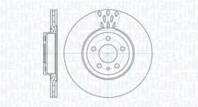 Тормозной диск Magneti Marelli 361302040258