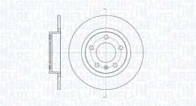 Тормозной диск Magneti Marelli 361302040734