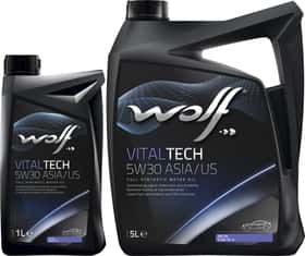 Моторное масло Wolf Vitaltech Asia/US 5W-30 синтетическое