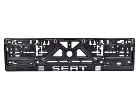 Рамка номерного знака Carlife NH56 цвет черный на Seat