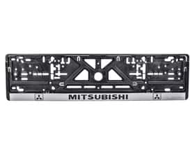 Рамка номерного знака Carlife NH19 черный Mitsubishi