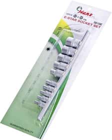 Набор торцевых головок Hans 5610E 1/4", 3/8" (10 пр.)