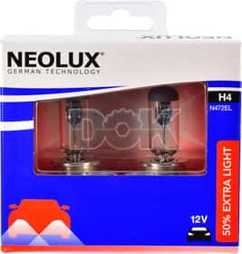 Автолампа Neolux® H4 PGJ19-2 55 W прозрачная n472elscb