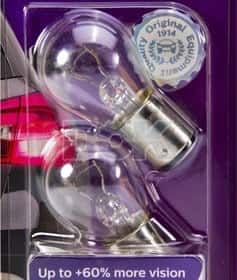 Автолампа Philips VisionPlus P21/5W BAY15d 5 W 21 W прозора 12499VPB2