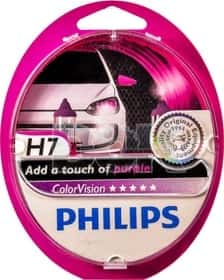 Автолампа Philips ColorVision H7 PX26d 55 W червона 12972CVPPS2