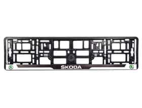Рамка номерного знака Winso 000221 цвет черный на Skoda