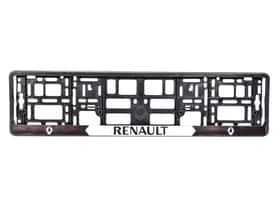 Рамка номерного знака Winso 000181 колір чорний на Renault