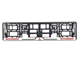 Рамка номерного знака Winso 000151 цвет черный на Mitsubishi