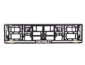 Рамка номерного знака Winso 000352 колір чорний на Chevrolet