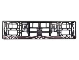 Рамка номерного знака Winso 000192 колір чорний на Toyota