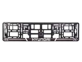 Рамка номерного знака Winso 000102 цвет черный на Hyundai