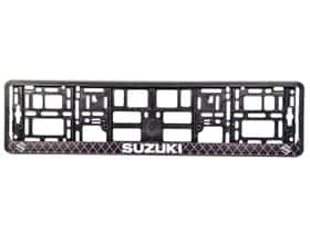 Рамка номерного знака Winso 000461 колір чорний на Suzuki