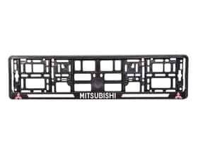 Рамка номерного знака Winso 000152 цвет черный на Mitsubishi