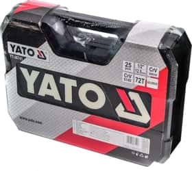 Набір торцевих головок та компонентів Yato YT-38741 1/2" (25 пр.)