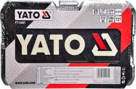 Набор торцевых головок и комплектующих Yato YT-14461 1/4" (25 пр.)