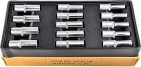 Набір торцевих головок Yato YT-5539 1/2" (14 пр.)